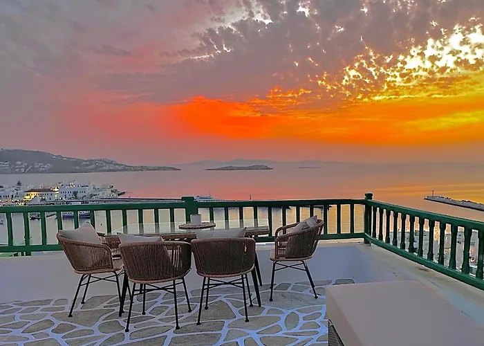 Sunset View Garden House Of Mykonos Semesterbostad Mykonos Town